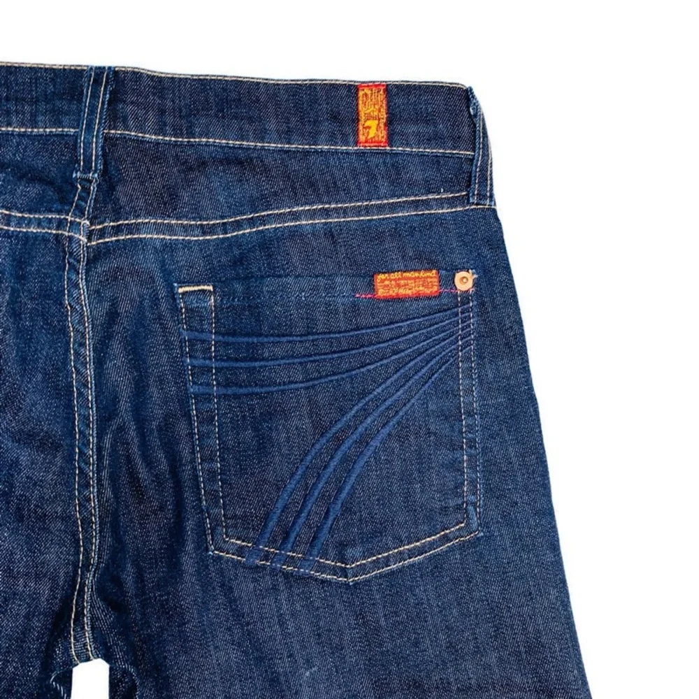 7 For All Mankind 7FAM dojo Crop Denim Jeans Size 27